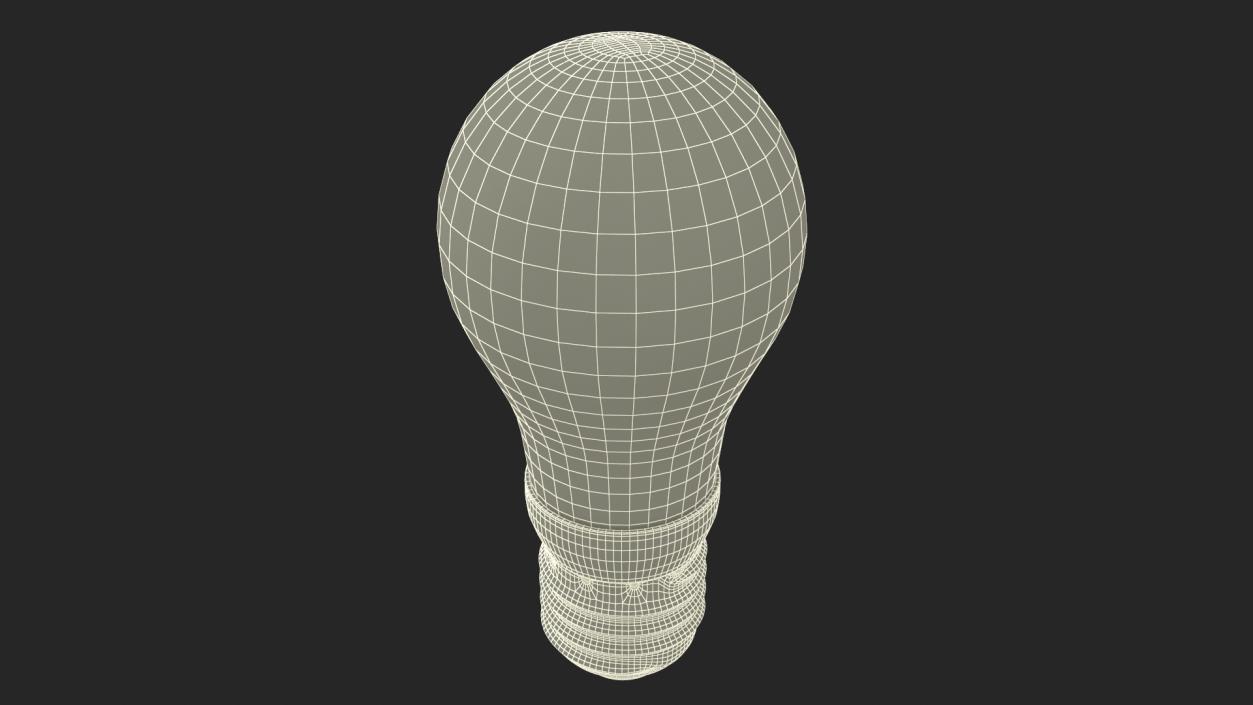 3D Matte Light Bulb 2 model