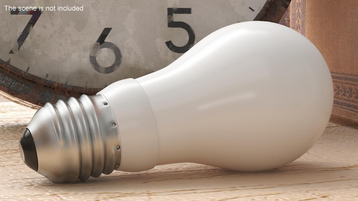 3D Matte Light Bulb 2 model