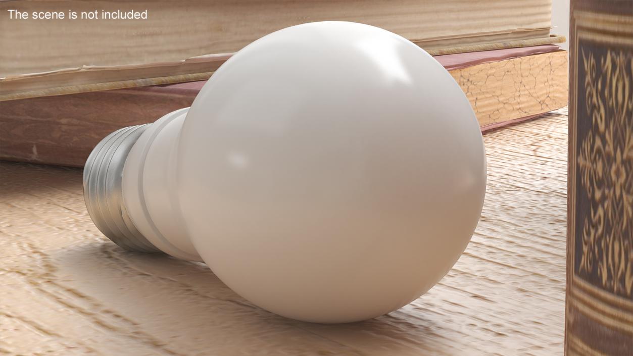 3D Matte Light Bulb 2 model