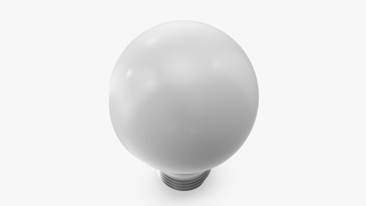 3D Matte Light Bulb 2 model