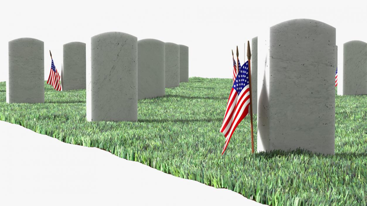 Graveyard World War Heroes 5x5 Fur 3D model