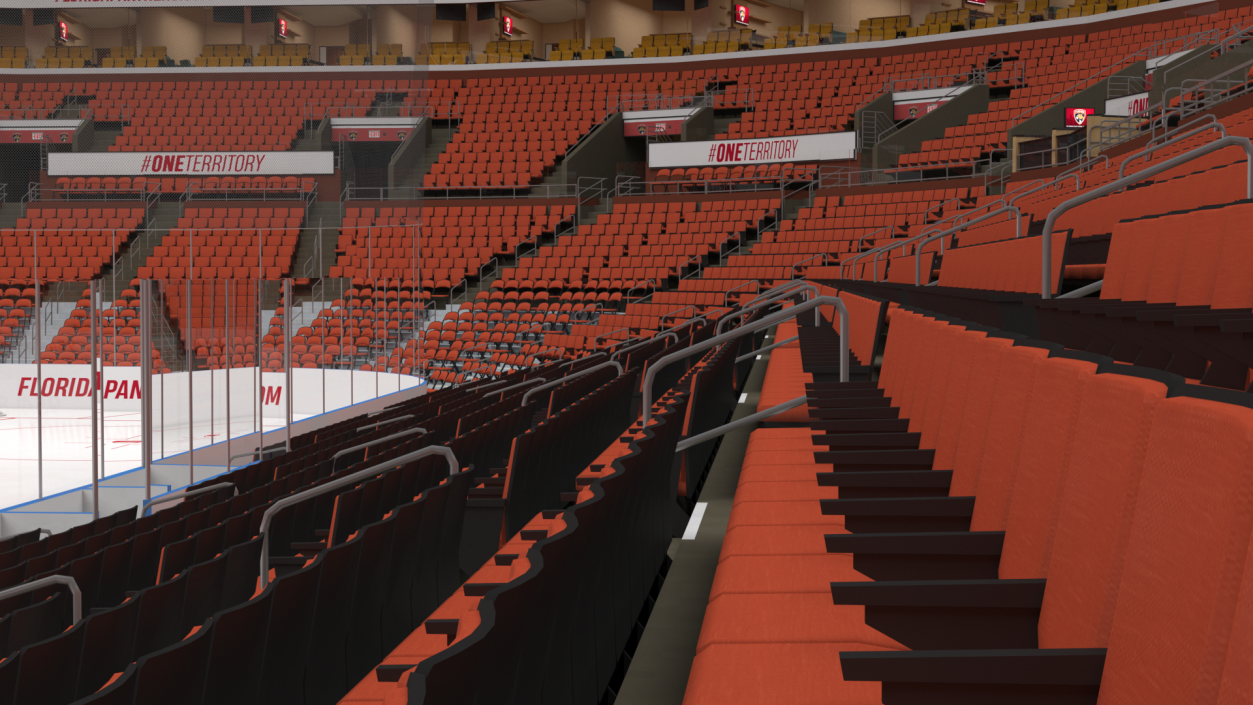 FLA Live Arena Interior Light 3D model