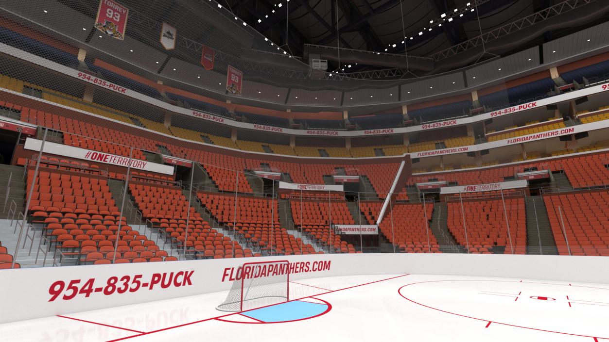 FLA Live Arena Interior Light 3D model