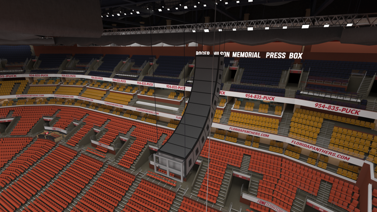 FLA Live Arena Interior Light 3D model