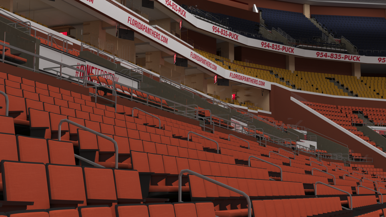 FLA Live Arena Interior Light 3D model