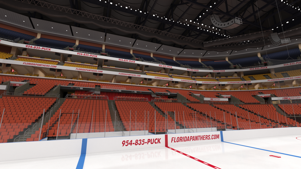 FLA Live Arena Interior Light 3D model