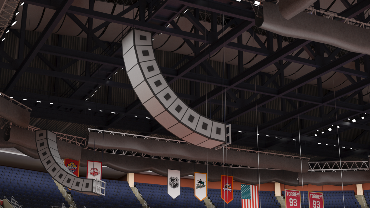 FLA Live Arena Interior Light 3D model