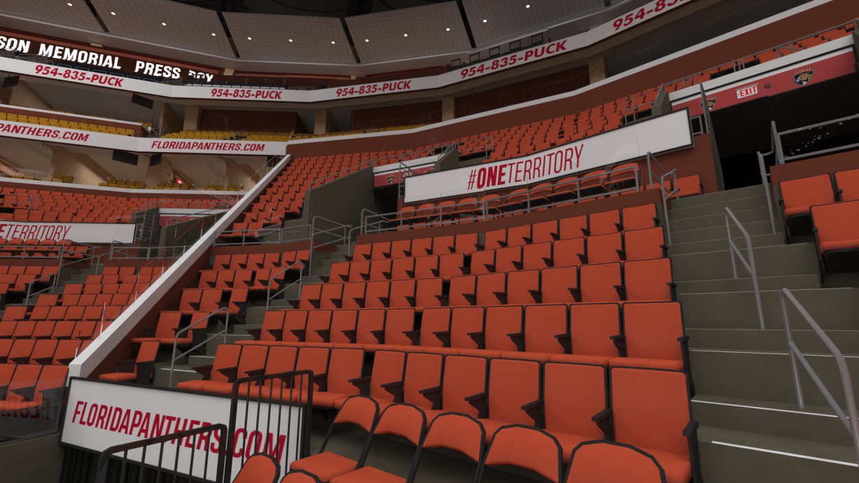 FLA Live Arena Interior Light 3D model