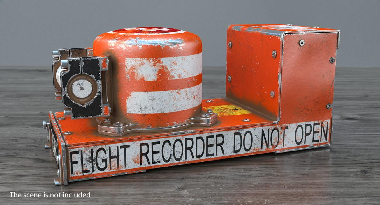 3D model Crashed Flight Recorders Collection