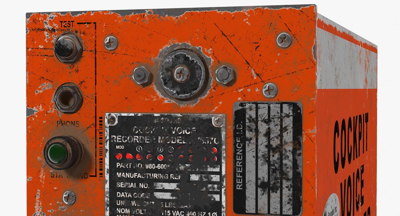 3D model Crashed Flight Recorders Collection