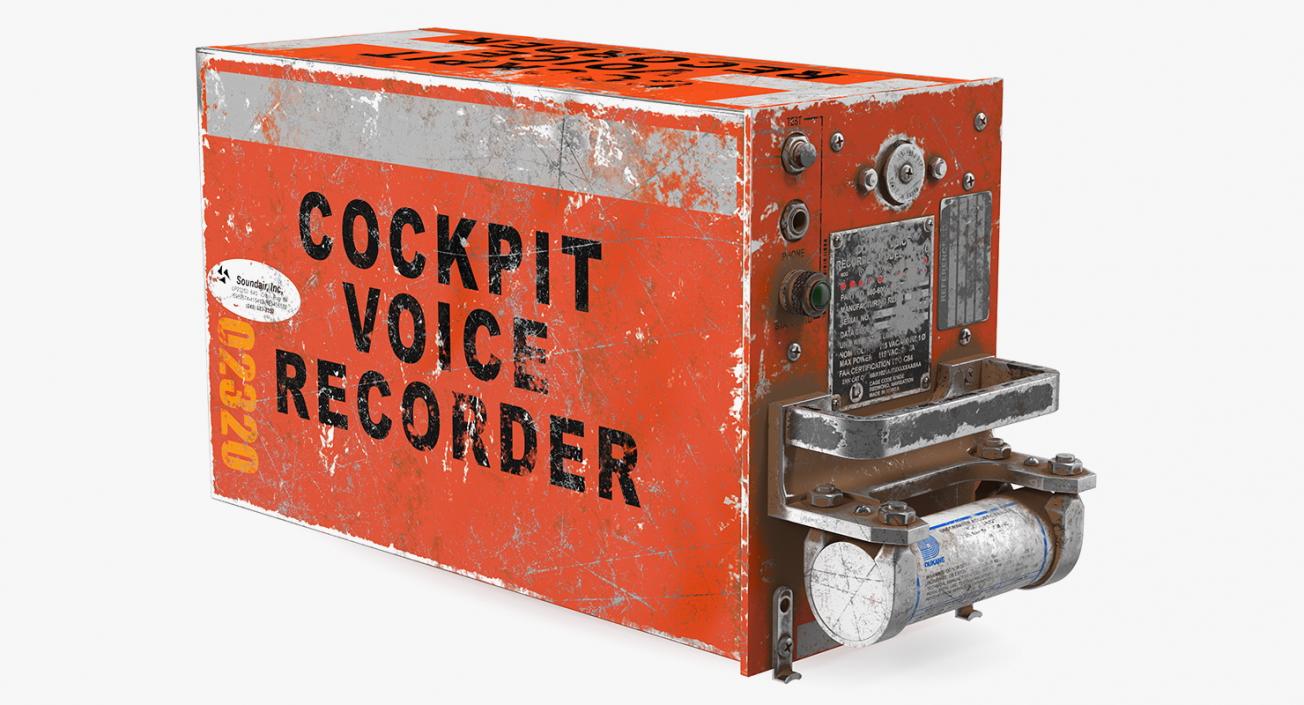 3D model Crashed Flight Recorders Collection