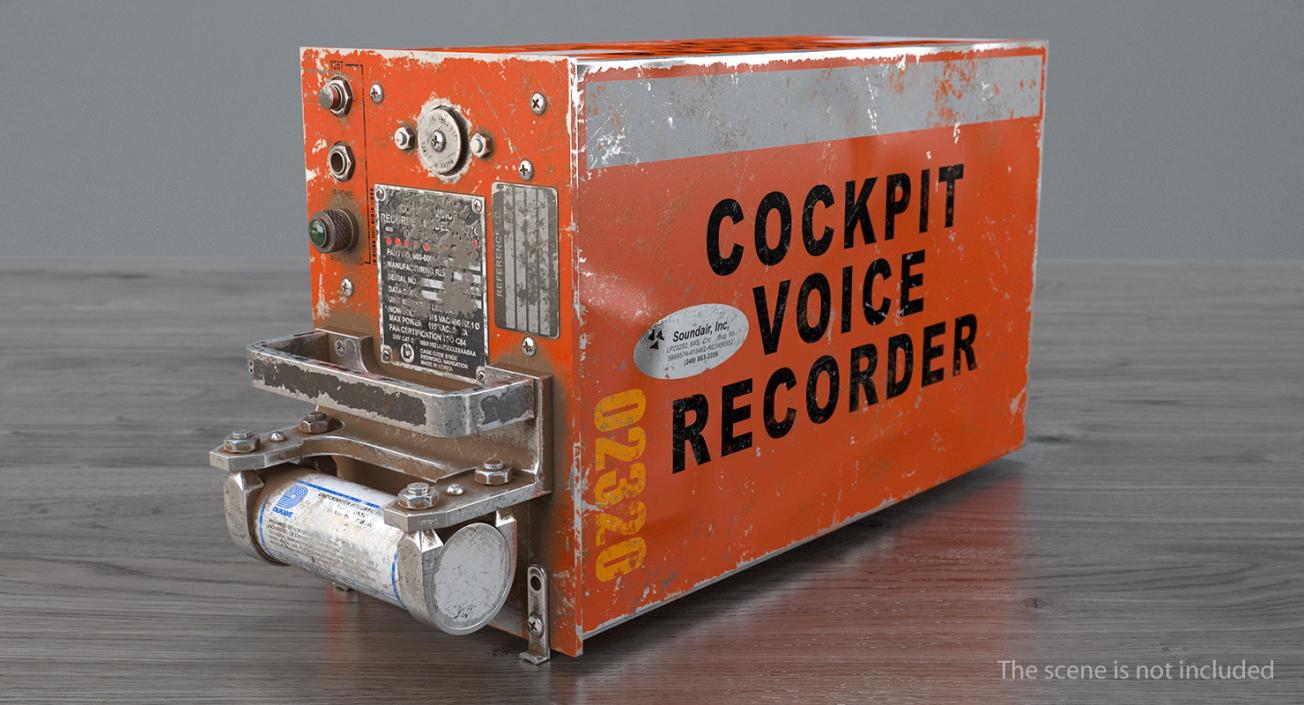 3D model Crashed Flight Recorders Collection