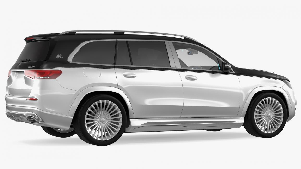 Maybach GLS 600 Silver 3D