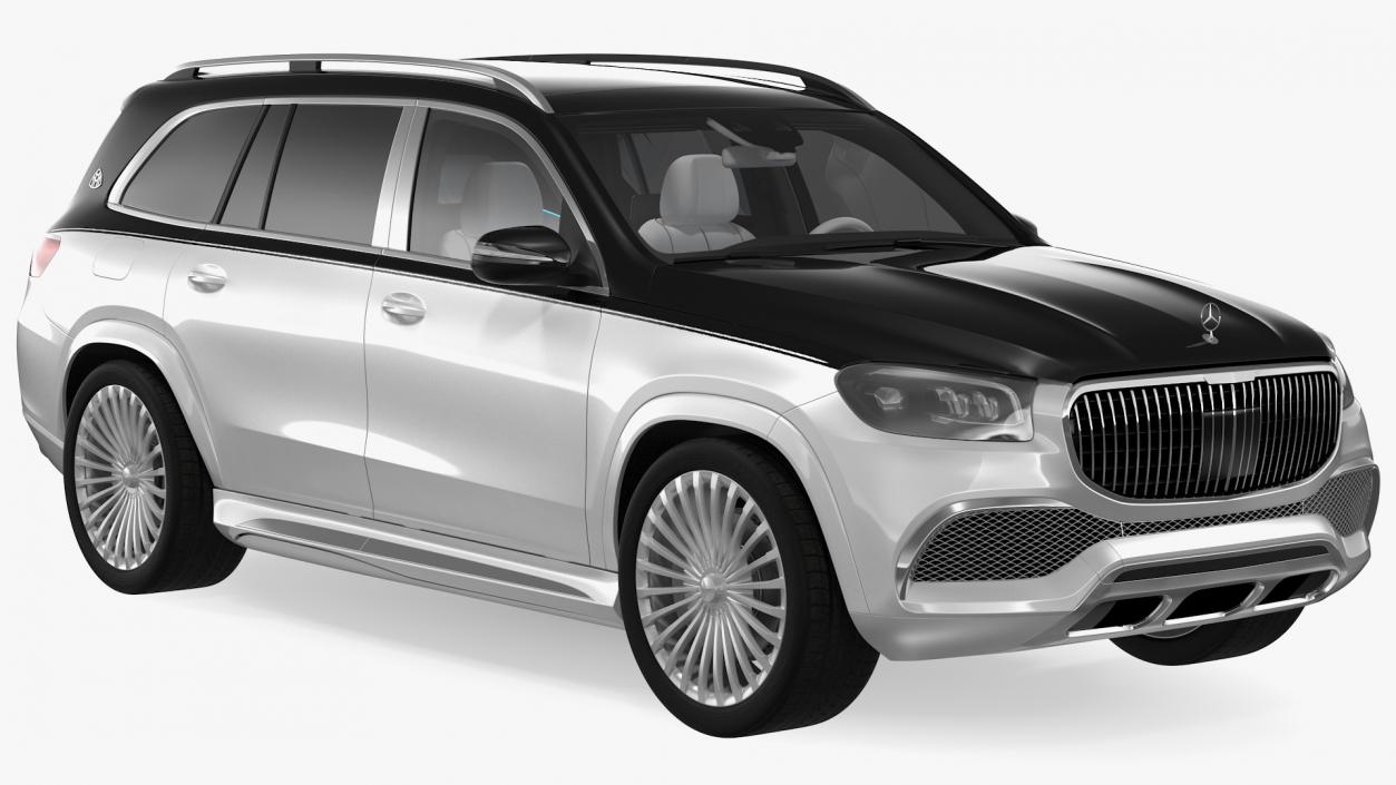 Maybach GLS 600 Silver 3D