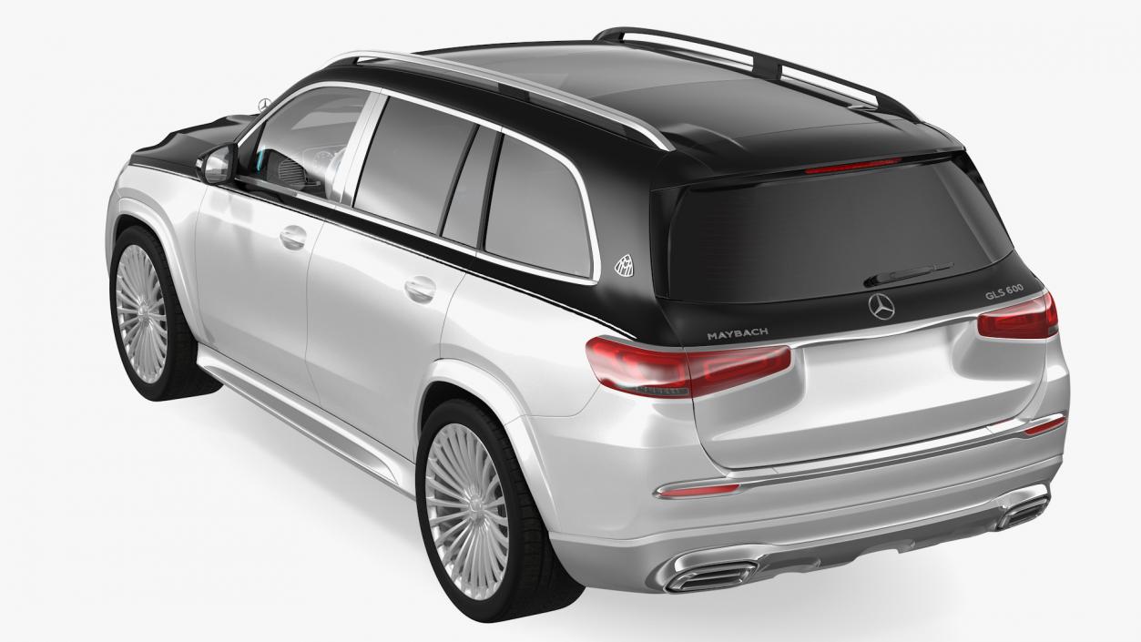 Maybach GLS 600 Silver 3D