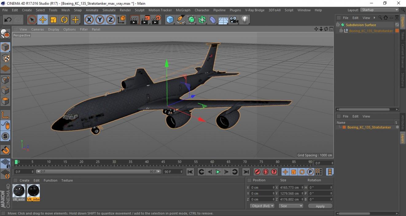 3D Boeing KC 135 Stratotanker