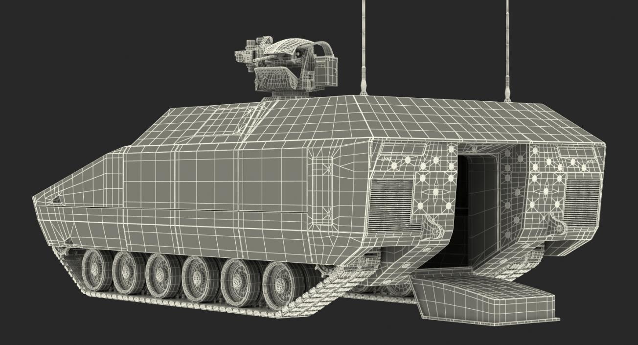 3D KF41 Lynx Command Variant Dirty Rigged model