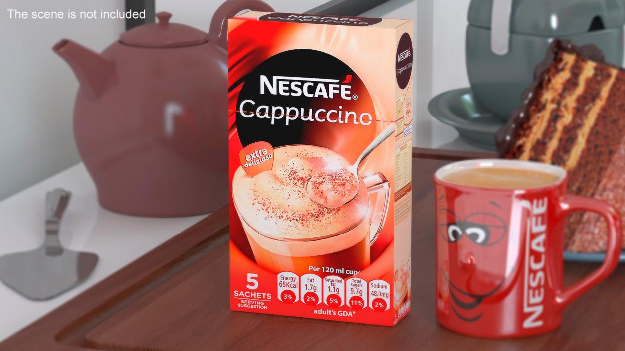 3D Nescafe Coffee Boxes Collection