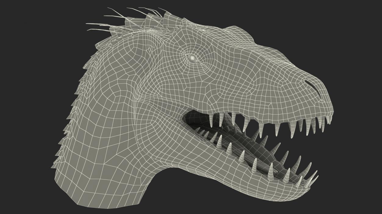 3D model Indoraptor Head