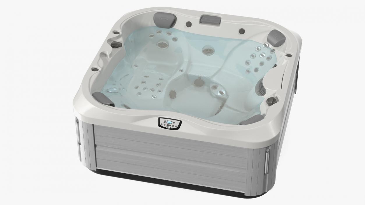 3D Jacuzzi J 335 Hot Tub Beige with Water model