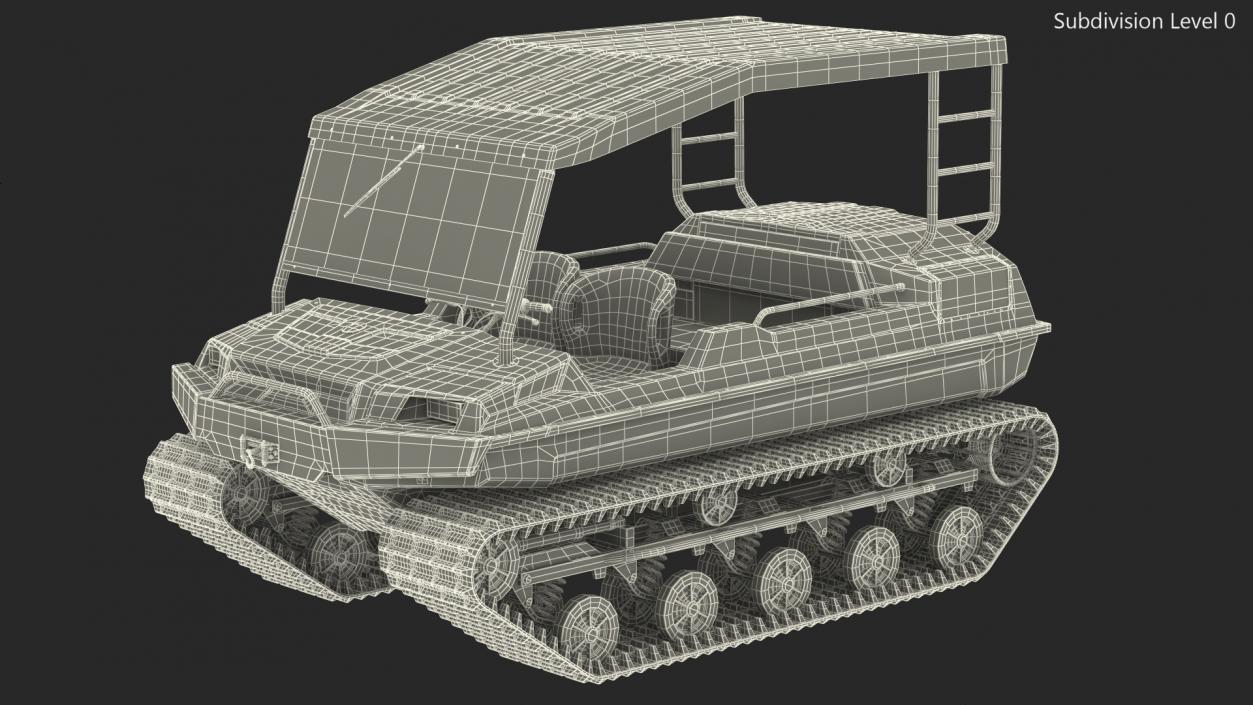 3D model All Terrain Vehicle Dirty