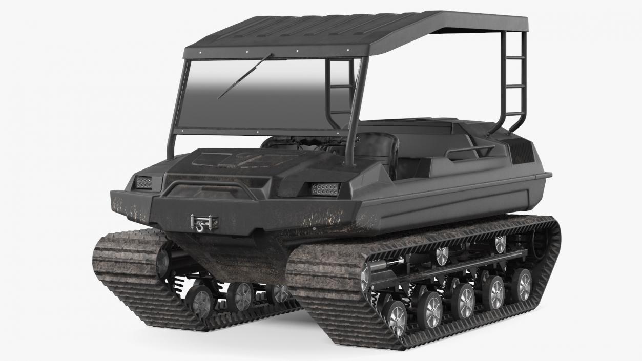 3D model All Terrain Vehicle Dirty