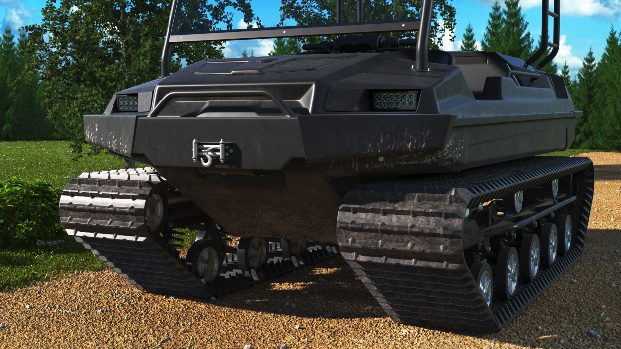 3D model All Terrain Vehicle Dirty