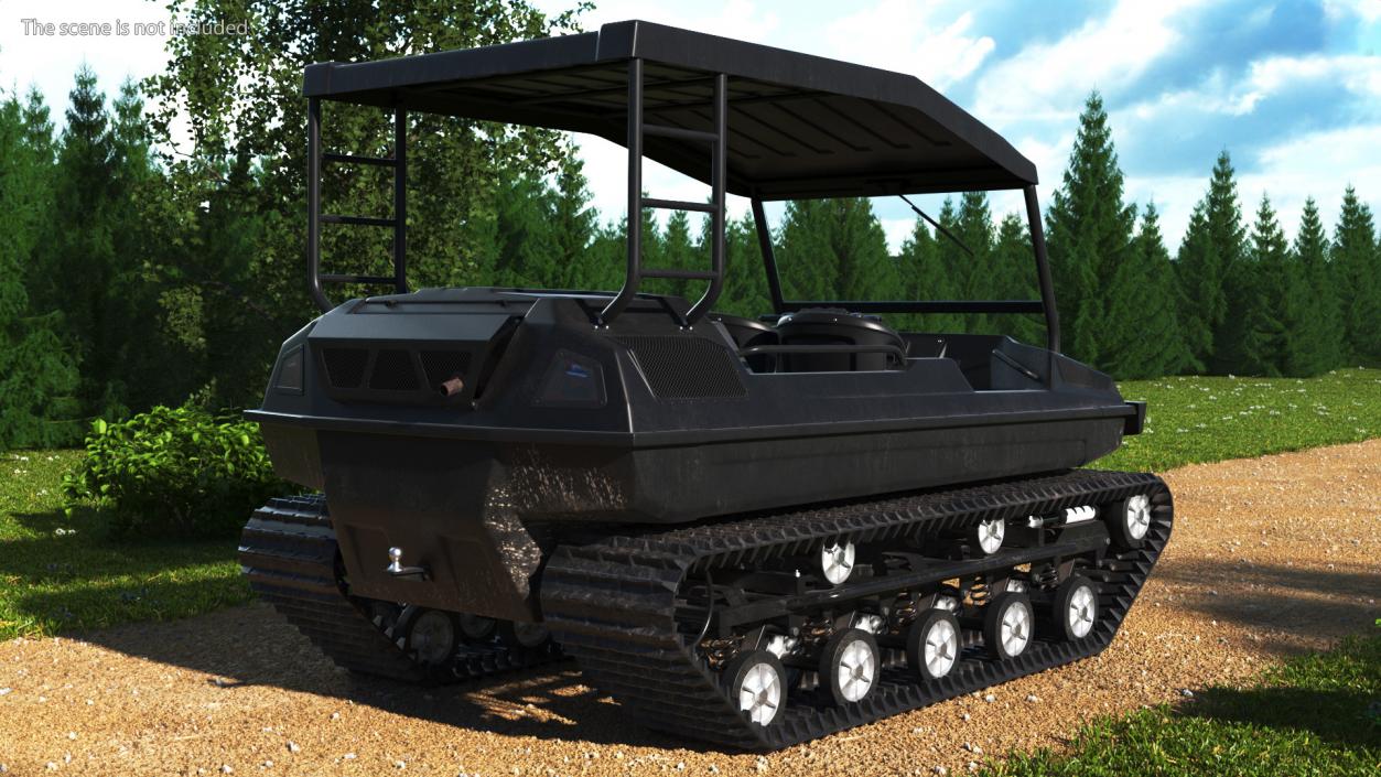 3D model All Terrain Vehicle Dirty