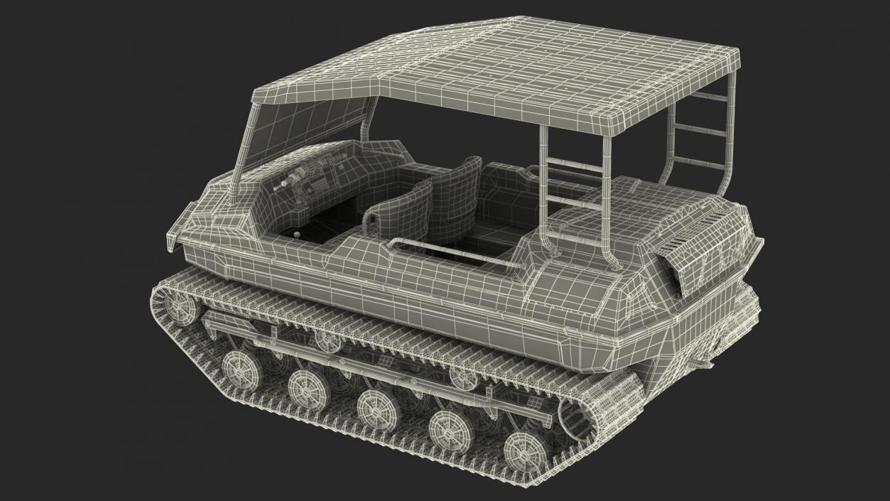 3D model All Terrain Vehicle Dirty