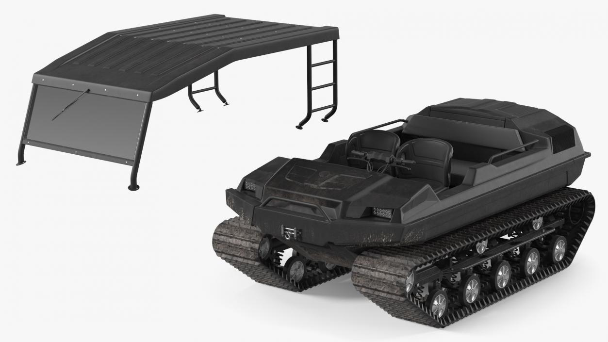 3D model All Terrain Vehicle Dirty