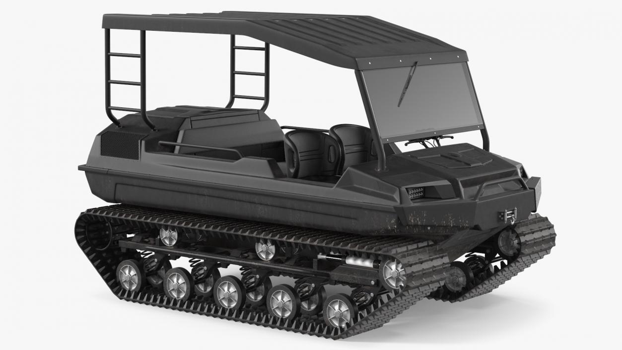 3D model All Terrain Vehicle Dirty