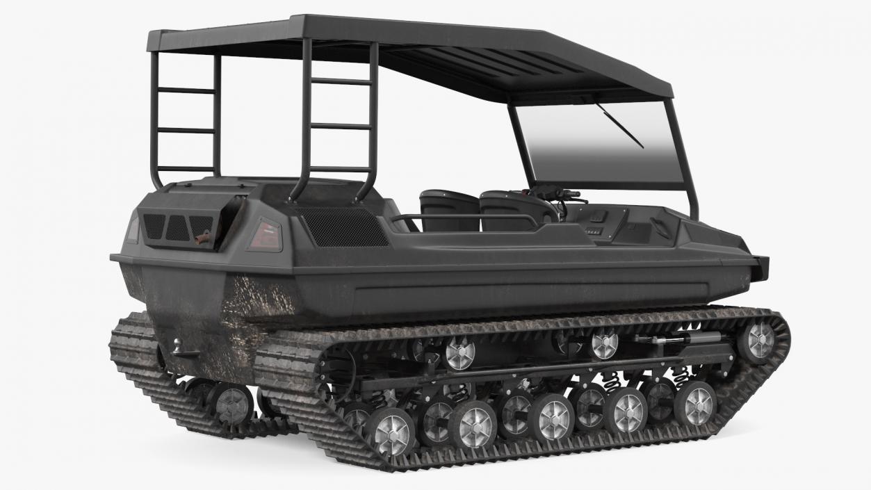 3D model All Terrain Vehicle Dirty