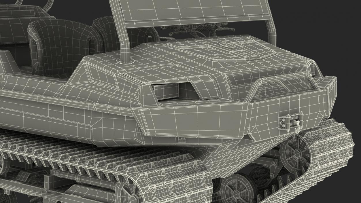 3D model All Terrain Vehicle Dirty