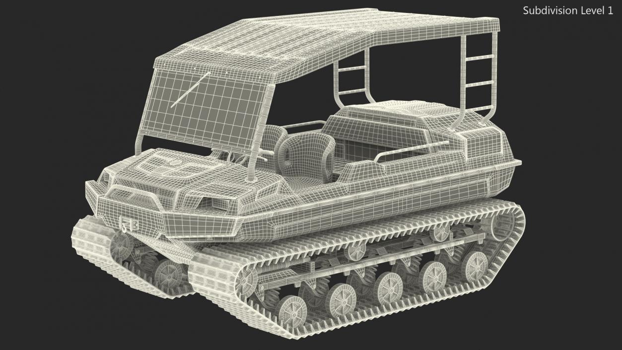 3D model All Terrain Vehicle Dirty