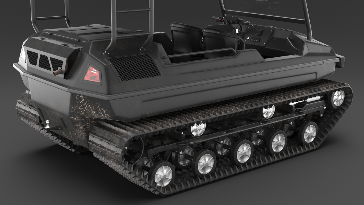 3D model All Terrain Vehicle Dirty