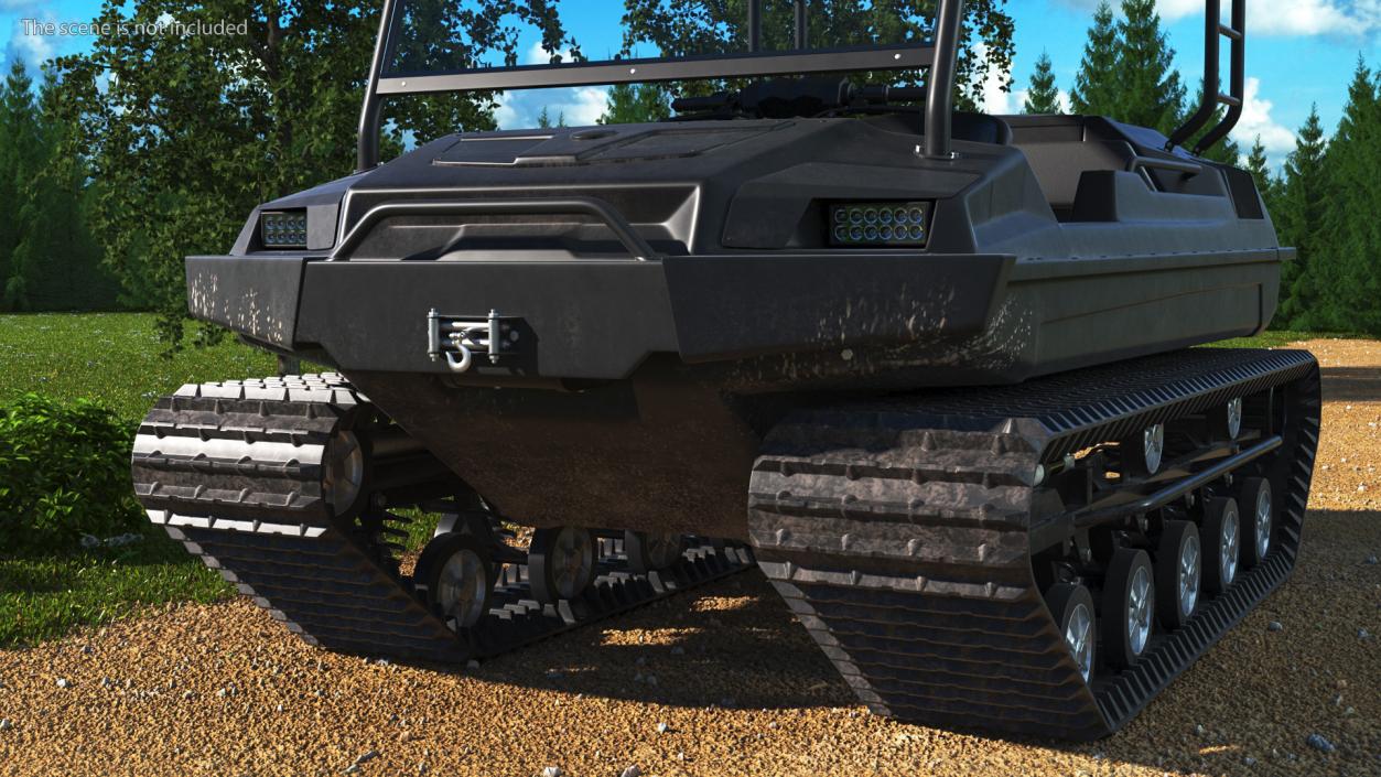 3D model All Terrain Vehicle Dirty