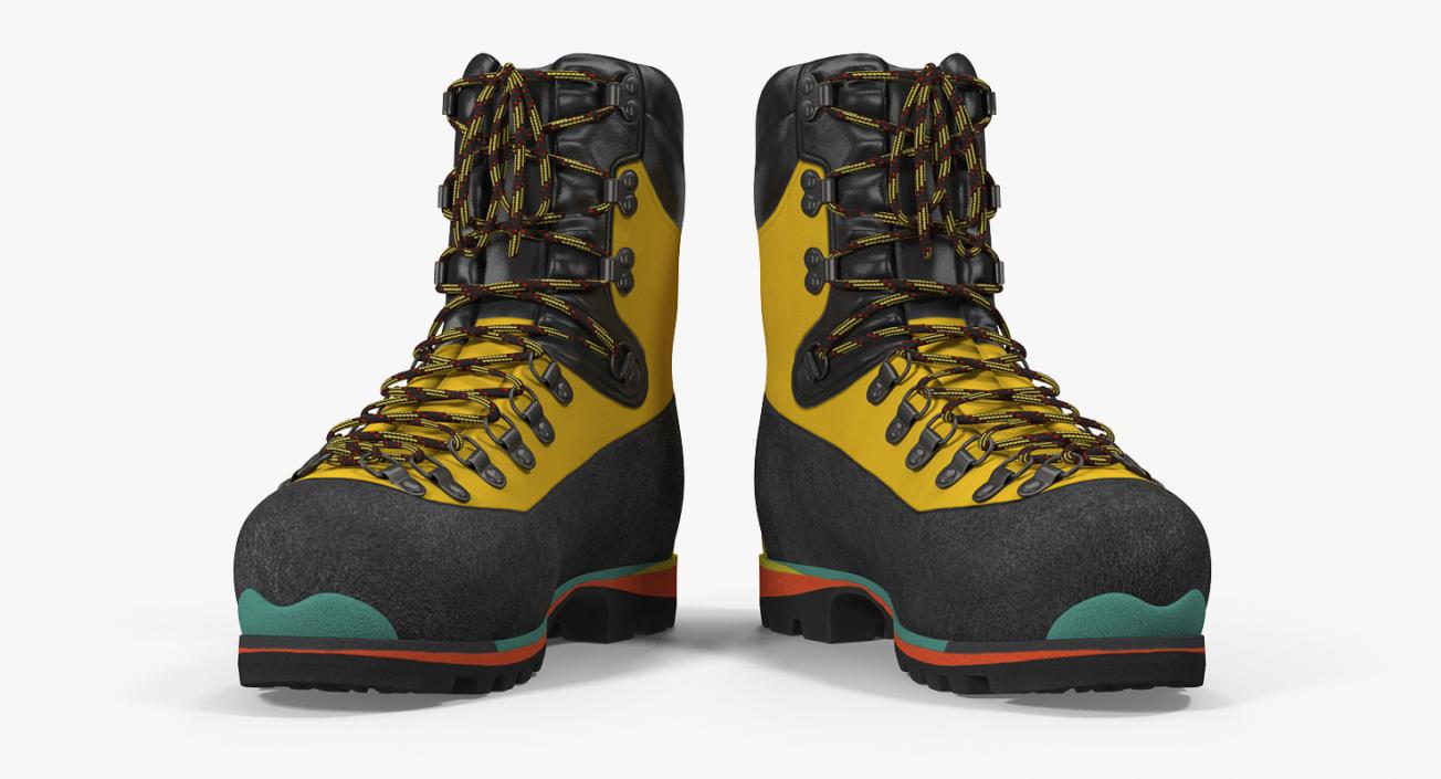 3D Mountain Walking Rock Climbing Winter Boots model