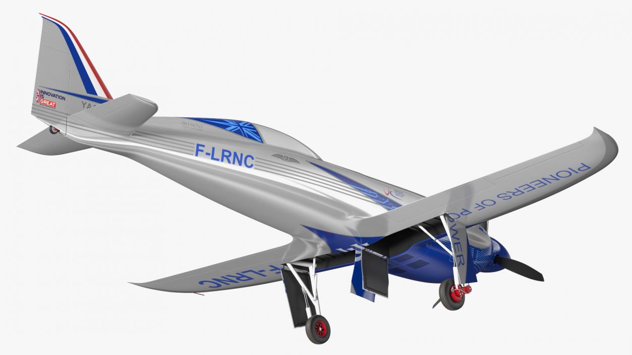 3D model Rolls Royce ACCEL Electric Aircraft