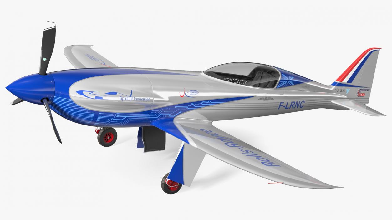 3D model Rolls Royce ACCEL Electric Aircraft