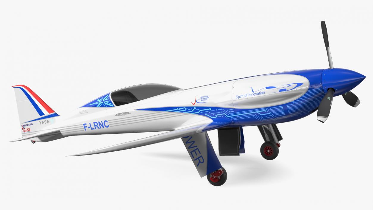 3D model Rolls Royce ACCEL Electric Aircraft