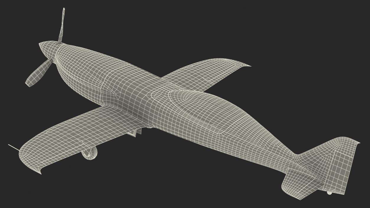 3D model Rolls Royce ACCEL Electric Aircraft