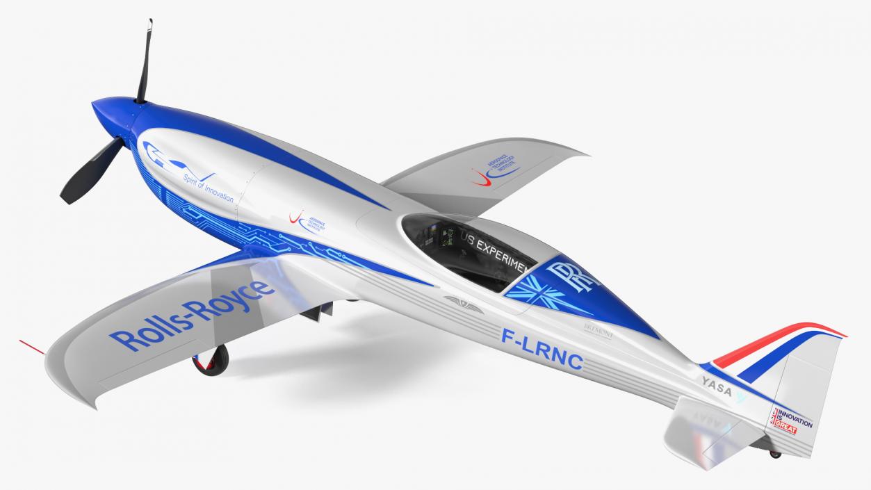 3D model Rolls Royce ACCEL Electric Aircraft