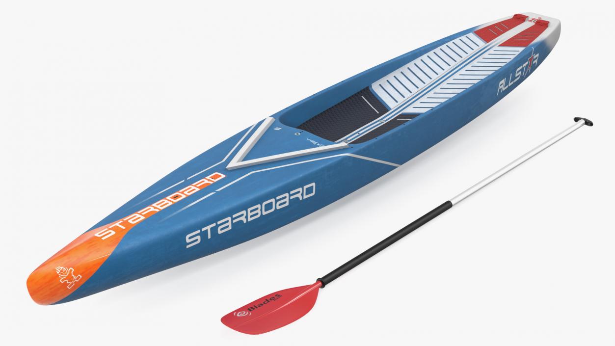 Starboard Allstar Race Paddle SUP Board 3D model