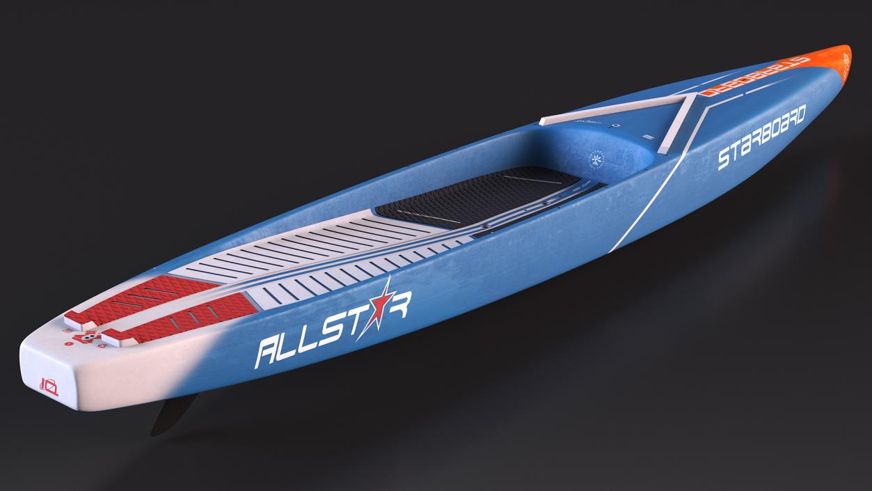 Starboard Allstar Race Paddle SUP Board 3D model