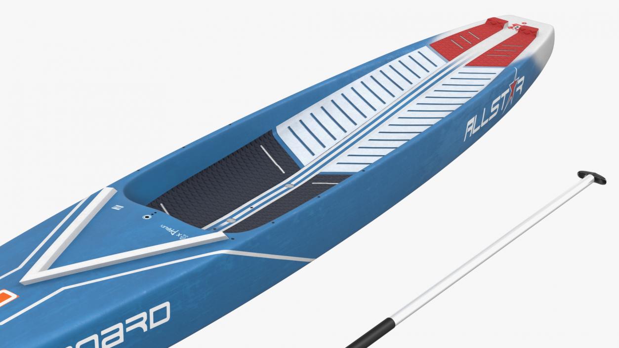 Starboard Allstar Race Paddle SUP Board 3D model