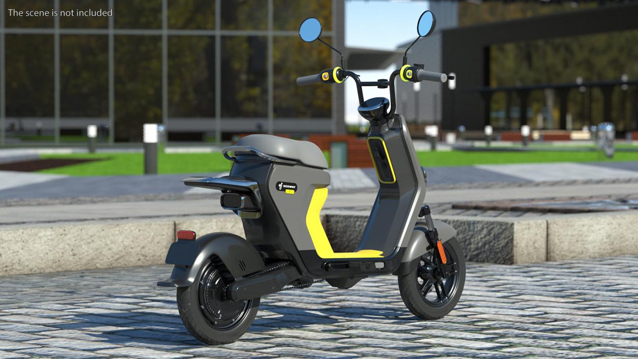 Segway eMoped C80 Grey 3D