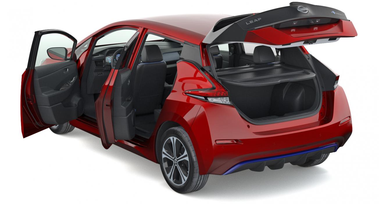 3D Nissan Leaf 2019