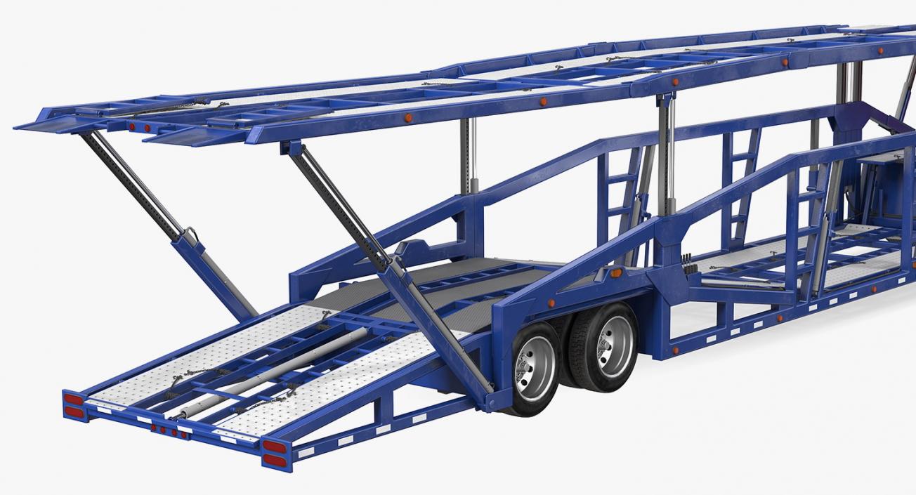 3D model Truck Hauler Trailer