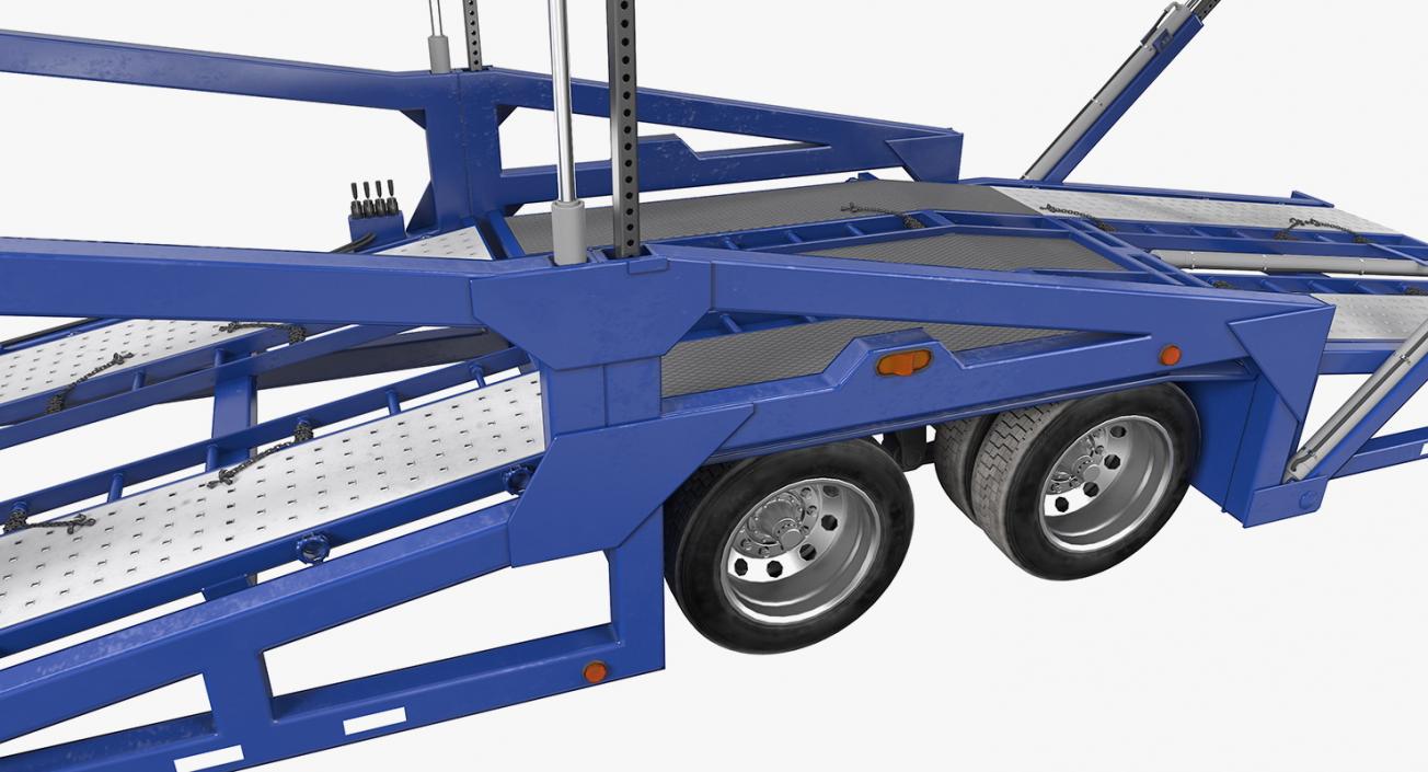 3D model Truck Hauler Trailer