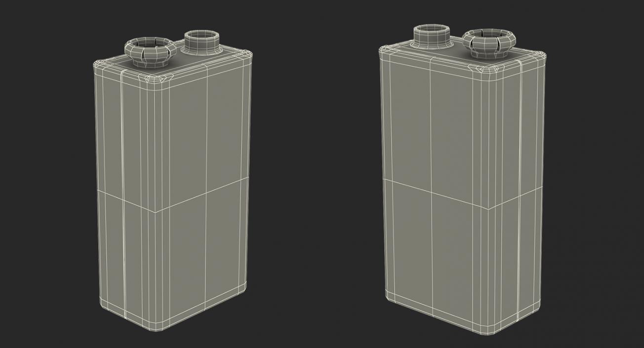 9-Volt Battery 3D model